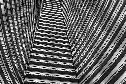 black-and-white low angle photography of building atlanta